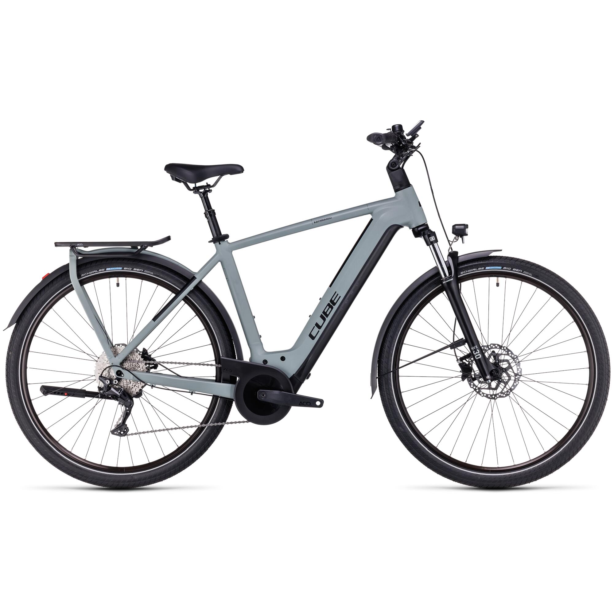 CUBE Kathmandu Hybrid ONE 625 swampgrey'n'black 2023